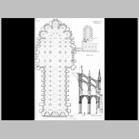 Cathédrale de Reims, Floorplan and section of aisles and buttresses, mcid.mcah.columbia.edu.png